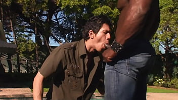 Black Stud Dominates White Guy In Steamy Leather Encounter