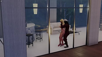 Blonde Beauty Craves A Dominant Black Bull In 3d