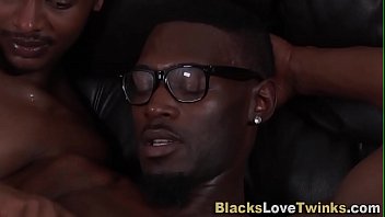 Black Stud Erupts With Thick Creamy Load