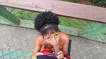 Sexy Ebony Babe Gives Hot Pleasure
