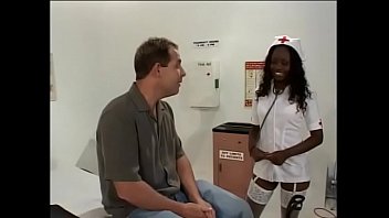 Seductive Ebony Nurse Craves A Wild Clinic Encounter With A White Man