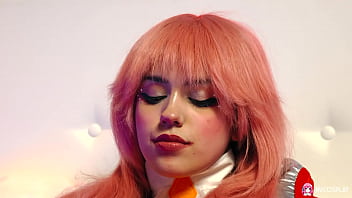 Anime Babe Rihanna Black Moans In Ecstasy With Her Pink Vibrator