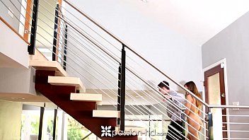 Stairway Seduction: Anastasia Black’s Intimate Encounter