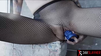 Goth Girl Rocky Emerson Gushes On Ebony Shaft