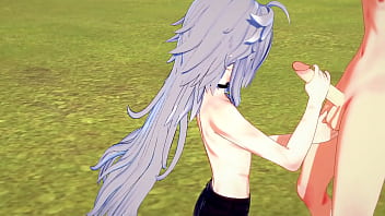 Razor’s Rough Handjob & Diluc’s Dominant Fuck – Genshin Yaoi Manga