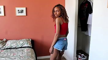 Skinny Dark Girl Gets A Nice Hard Pounding From Barboza