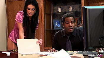 Slender Secretary Seduces Her Boss For A Wild Interracial Anal Encounter