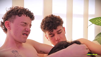 Daddy Devours Two Twink Cocks In A Wild Threesome